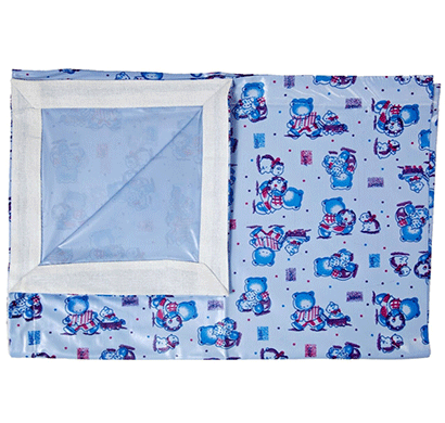 love baby soft bed sheet (plastic - 613 d) p10 blue
